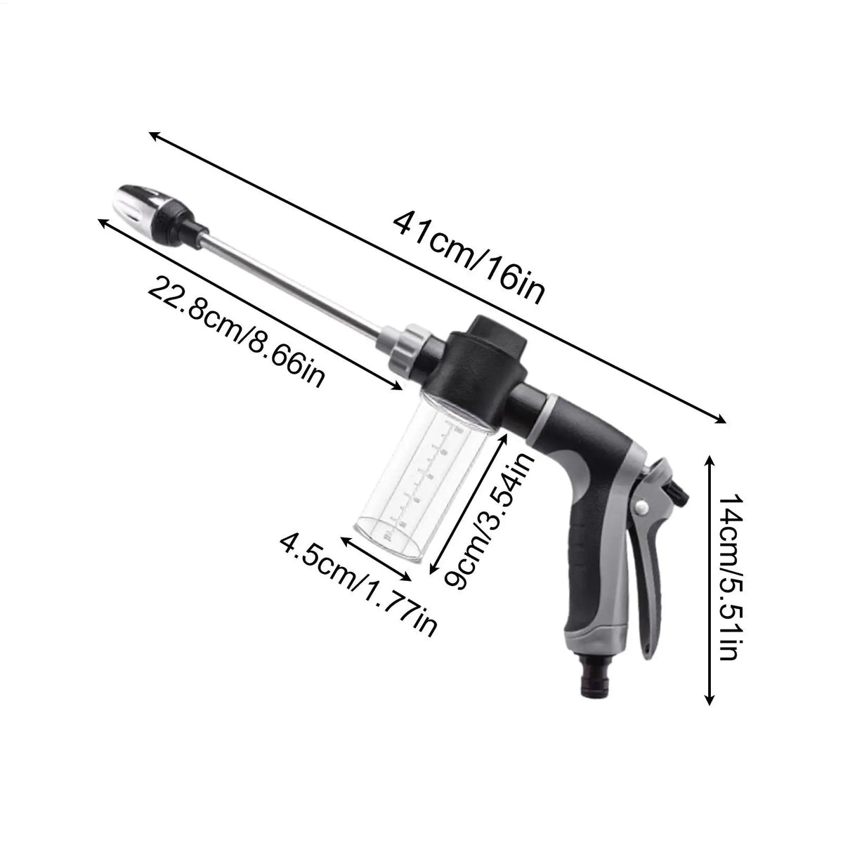 Garden Pressure Power Washer Turbowasher Guns Car Cleaning 360