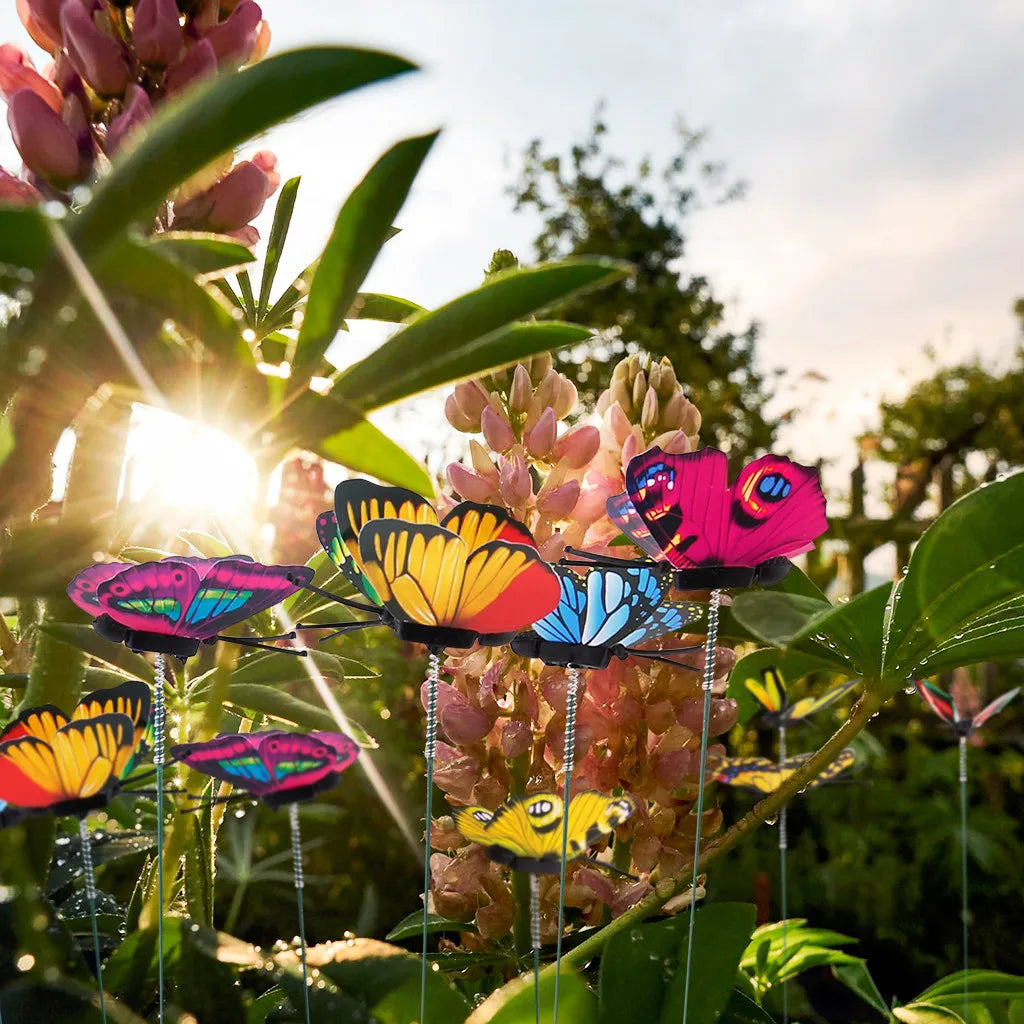 Colorful Butterfly Garden Stakes – Whimsical Yard & Pot Decor