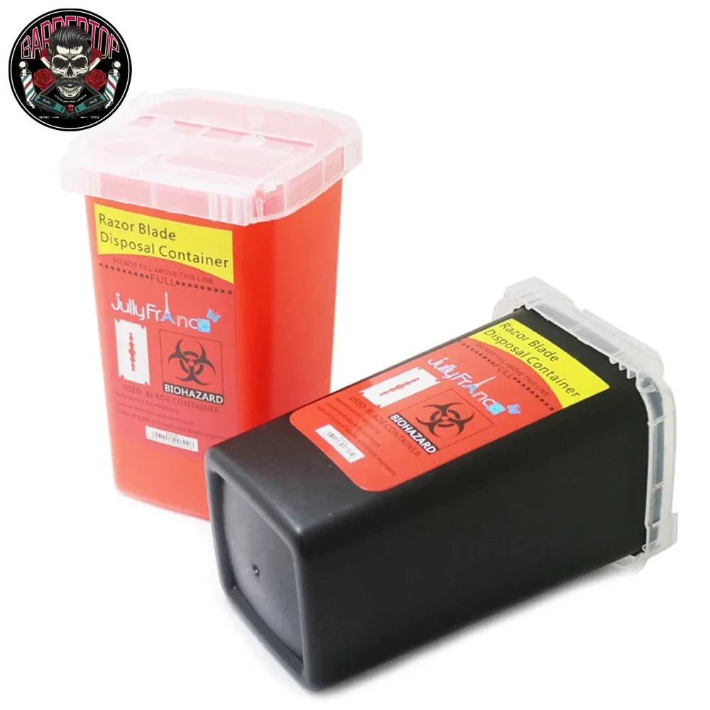 Barber Blade Disposal Box | Safe Razor Blade Recycling Bin