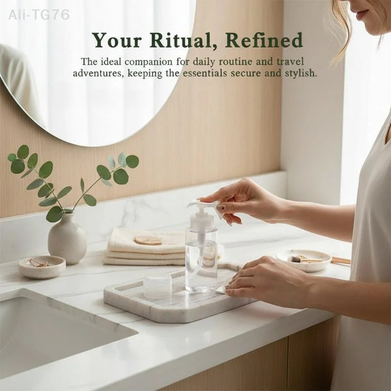 Refillable Press Pump Dispenser Bottle | Nail Polish Remover