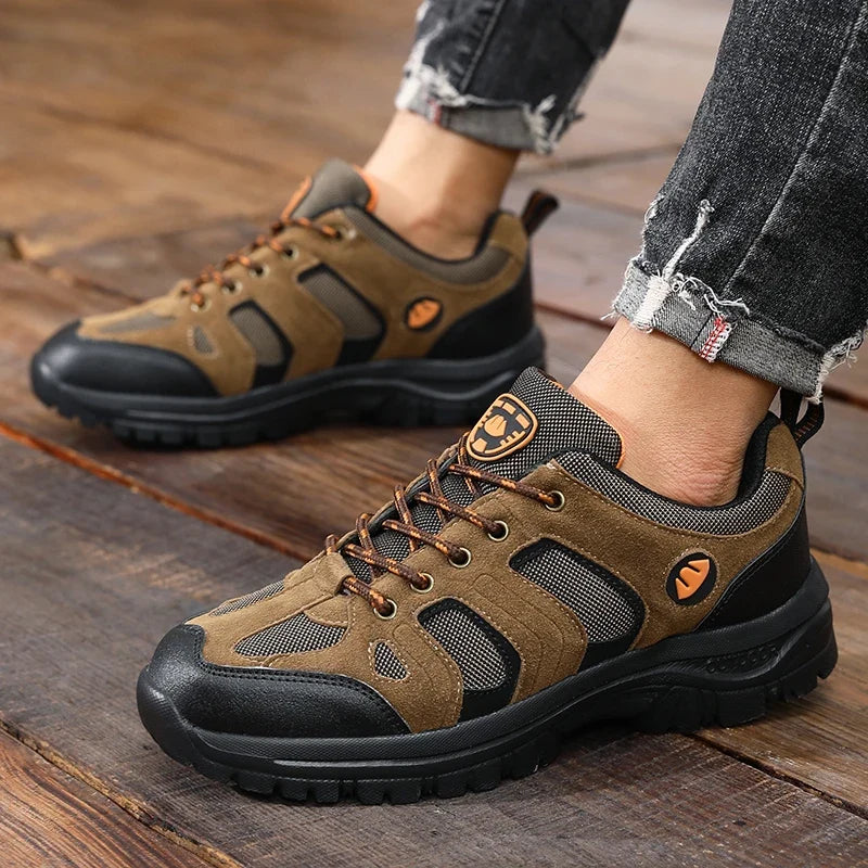 Men's Anti-Slip Breathable Hiking Sneakers | Trail Camp Shoes