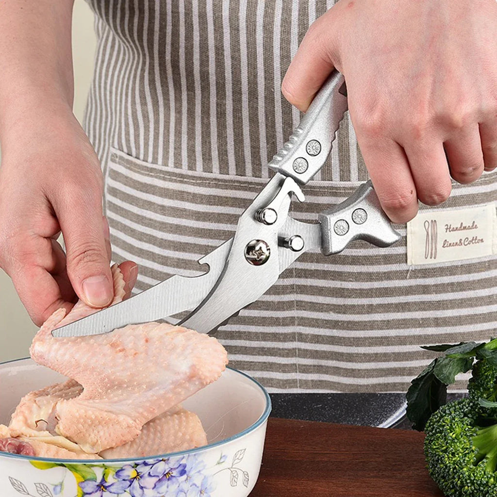 SHENJIU Kitchen Shears – Heavy Duty Stainless Steel Bone Scissors