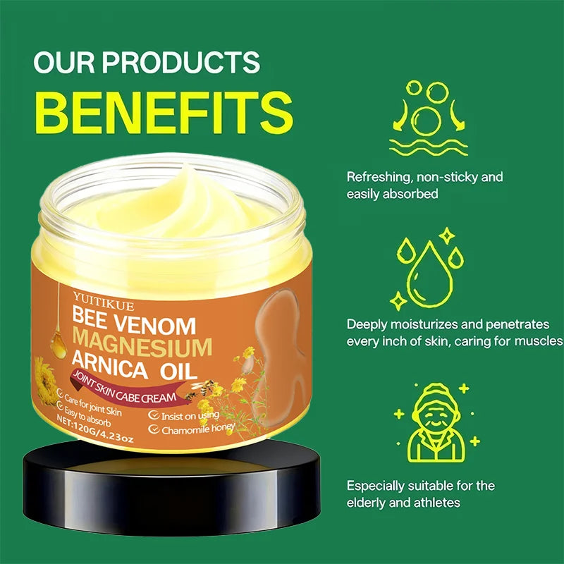 YUITIKUE Bee Venom Magnesium Arnica Body Cream – 120g