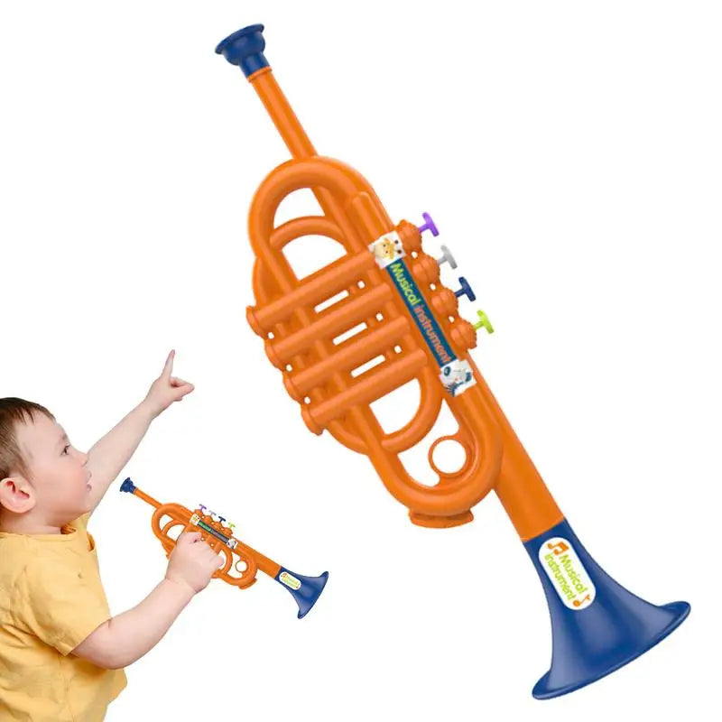 Kids Trumpet Toy – Musical Horn for Toddlers & Children