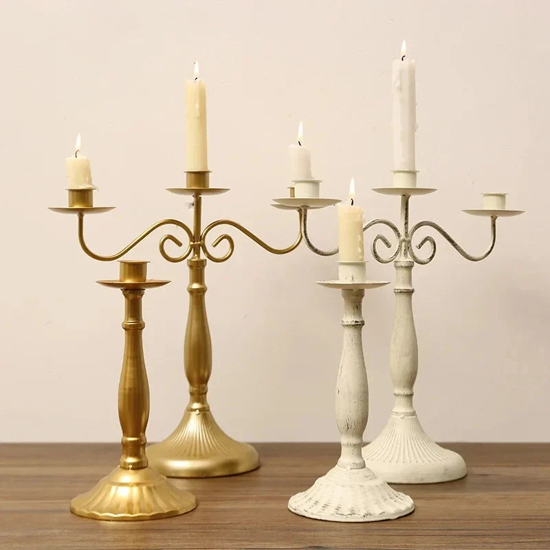 Modern European Candlestick Holder – Elegant Table Decor