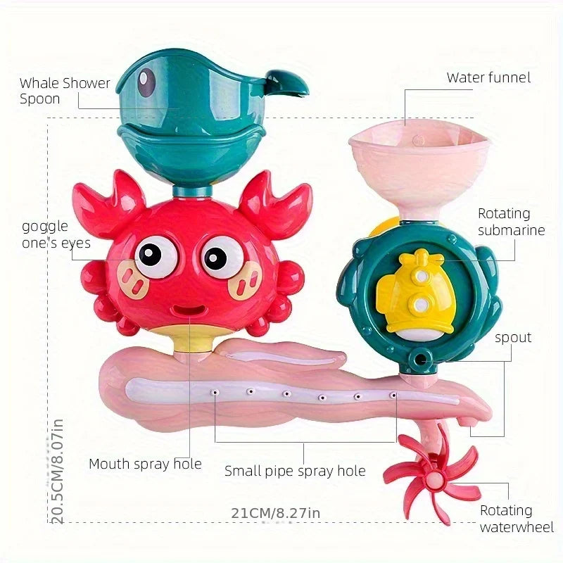 Boys Girls Bath Toys Suitable Youngsters Children Baby Tub Bathtub