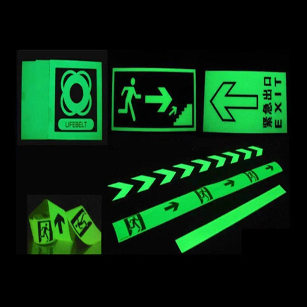 Glow in the Dark Double-Sided Tape – Fluorescent Safety Tape