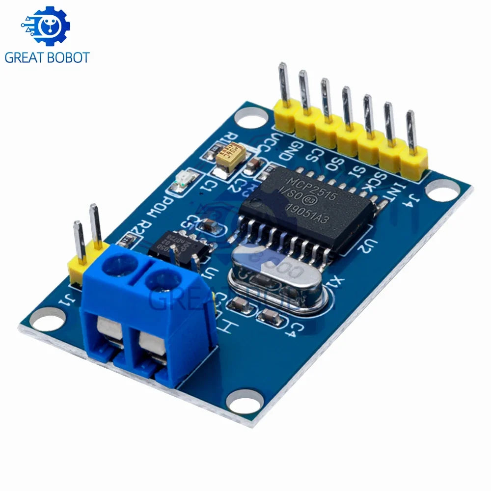 MCP2515 CAN Bus Module TJA1050 SPI for MCU & ARM Controllers