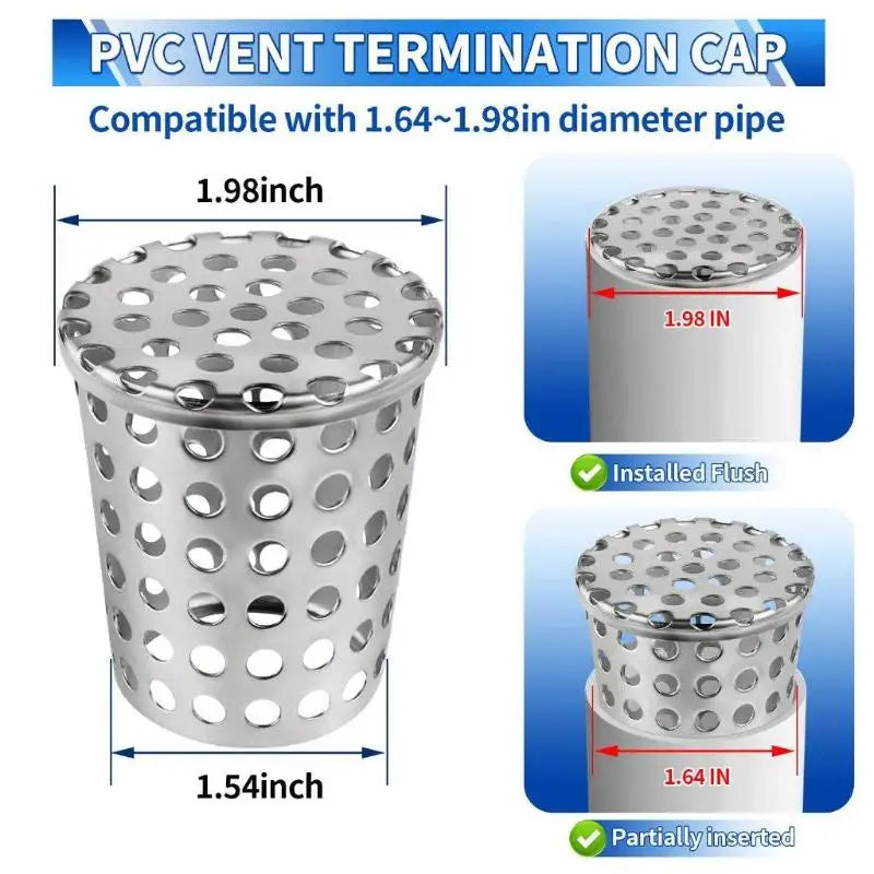 Stainless Steel Drain Cover Anti Clogging Interpolated Filter Screen