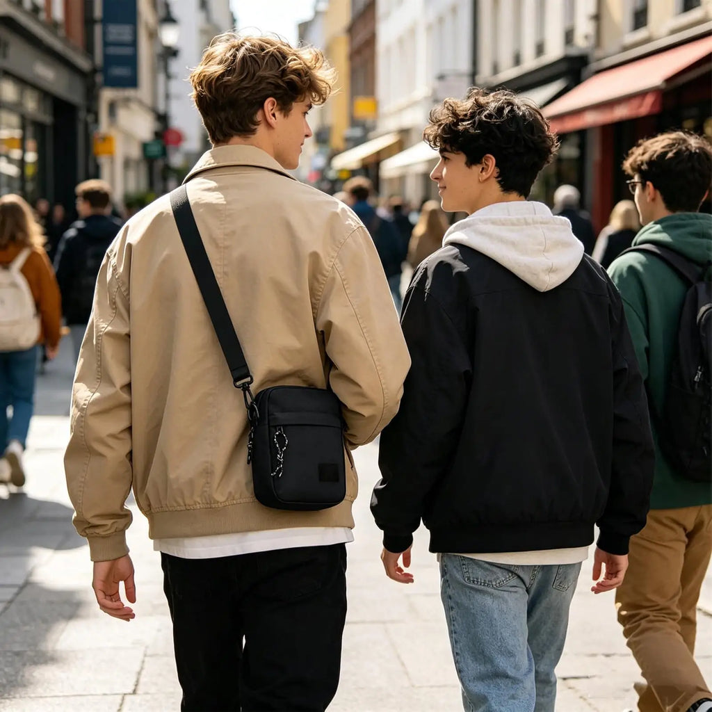 Men's Compact Shoulder Sling Bag | Travel, Gym & Daily Use