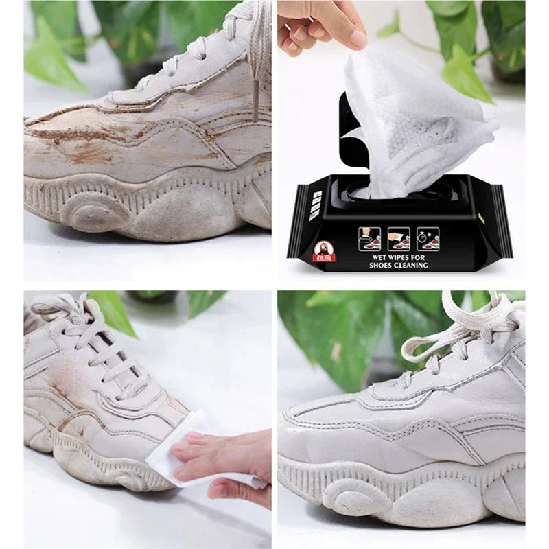 Disposable Sneaker Cleaning Wipes | White Shoe Care 12/30 Pack