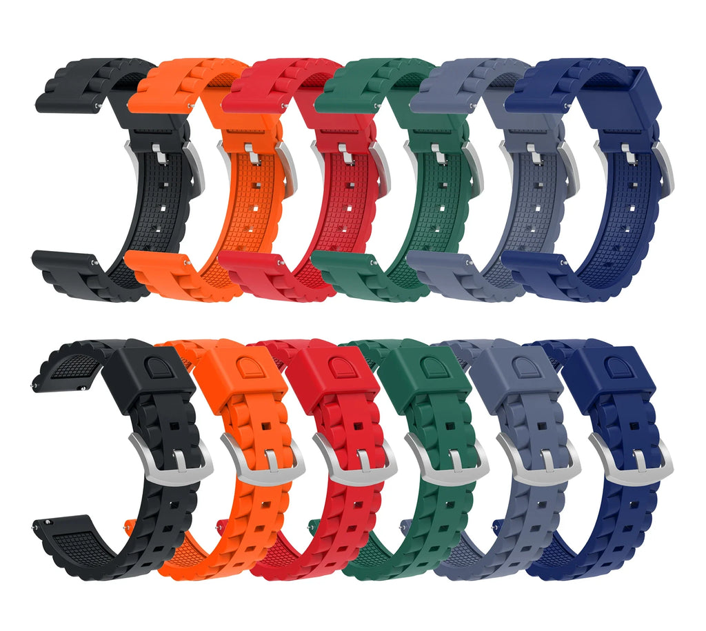 24mm Silicone Watch Band for Suunto 7, 9 Baro & Spartan
