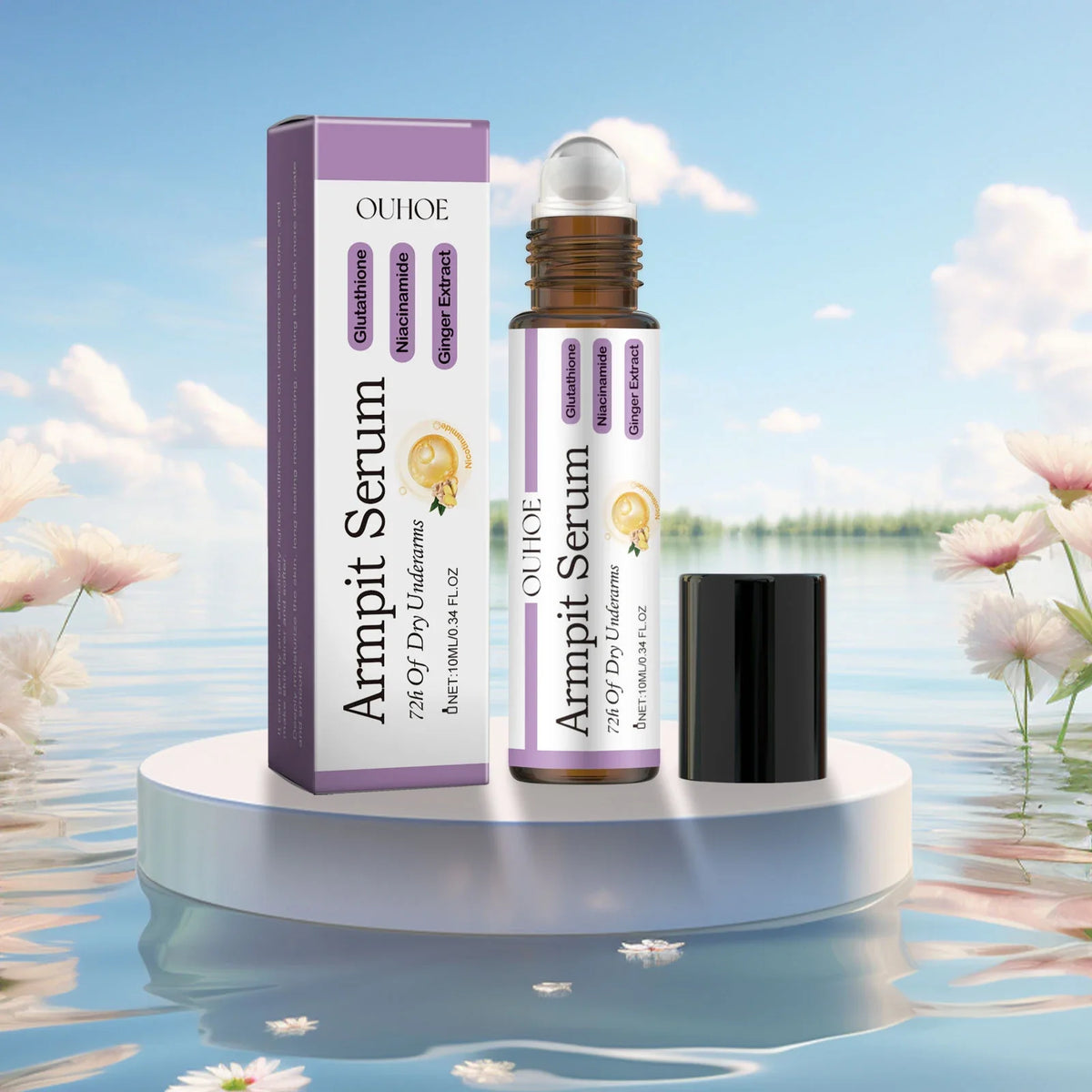 OUHOE Underarm Brightening Serum Roll-On | 10ml Moisturizer