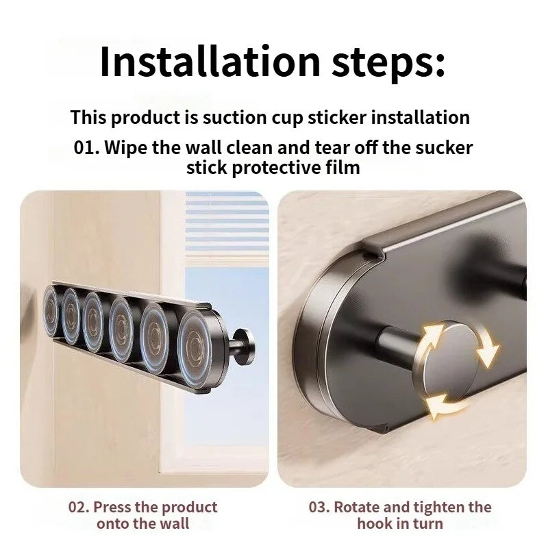 Aluminum Suction Cup Hook – No-Drill Bathroom & Kitchen Hook