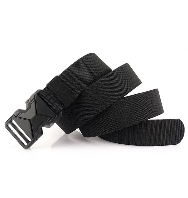 Men's Tactical Sports Belt Adjustable Quick Release Buckle