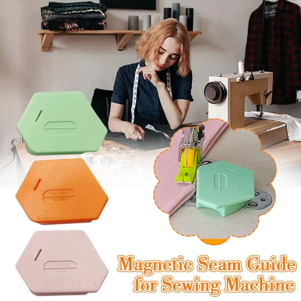 Magnetic Seam Guide for Sewing Machine – Multifunctional Ruler