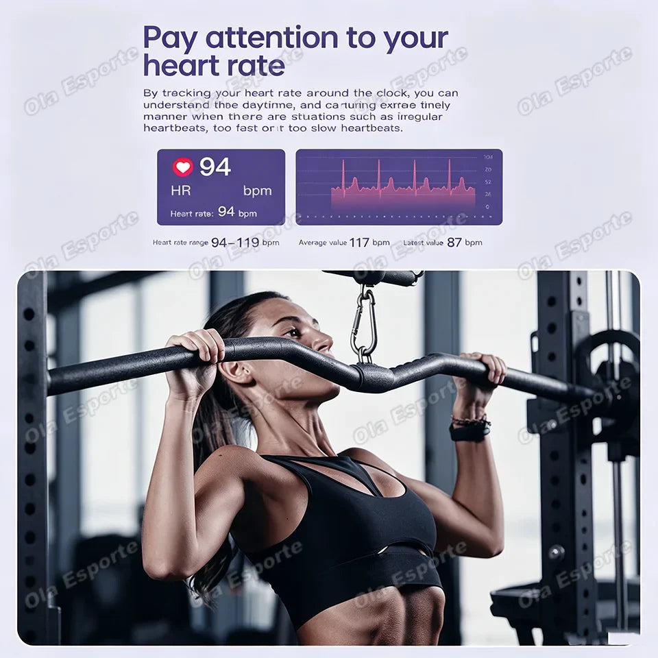 AI ECG Smart Ring – Heart Rate, Blood Pressure & Sleep Monitor