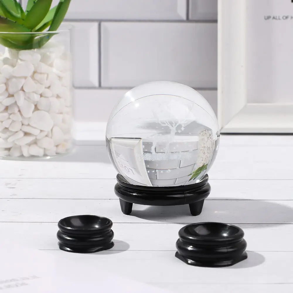 Crystal Ball Stand Display Holder Glass Sphere Base Soccer Volley