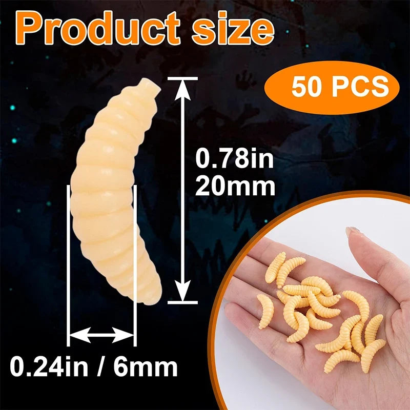 2026 Fishing Bait Lure Artificial Bug Smell Worms Gear Outdoor