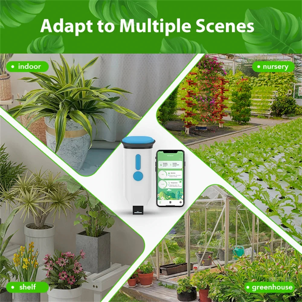 Tuya Wifi Smart Soil Sensor IP66 Waterproof BT 5 0 Garden Automatic