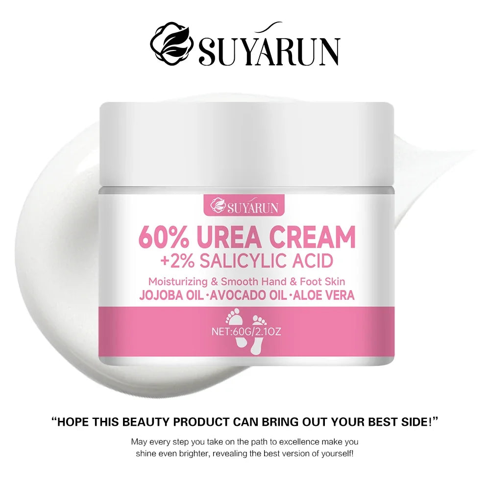 SUYARUN 60% Urea Foot Cream – Callus Remover & Deep Moisturizer