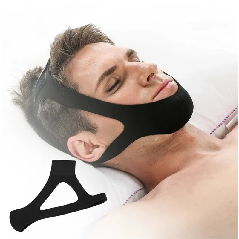Adjustable Anti-Snoring Chin Strap for Men & Women