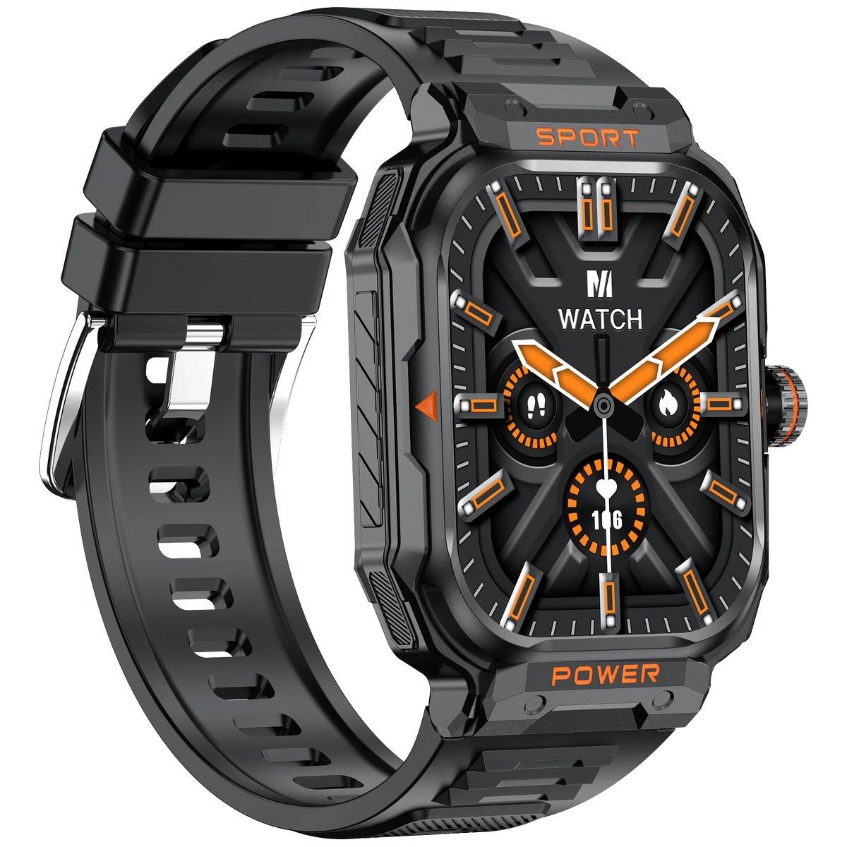 2-in-1 Smartwatch & Headphones 2.01" HD NFC Bluetooth 5.2