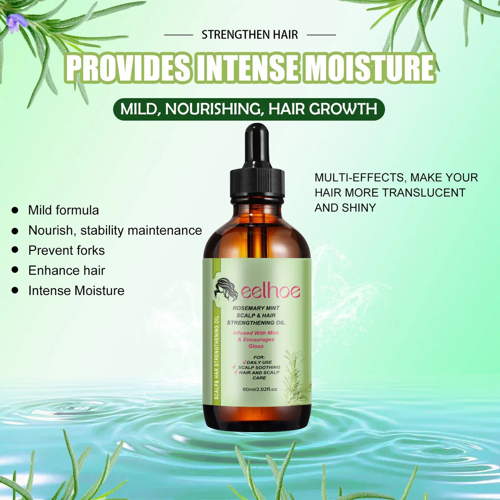 EELHOE Rosemary Oil Hair & Scalp Treatment 60ml | Natural