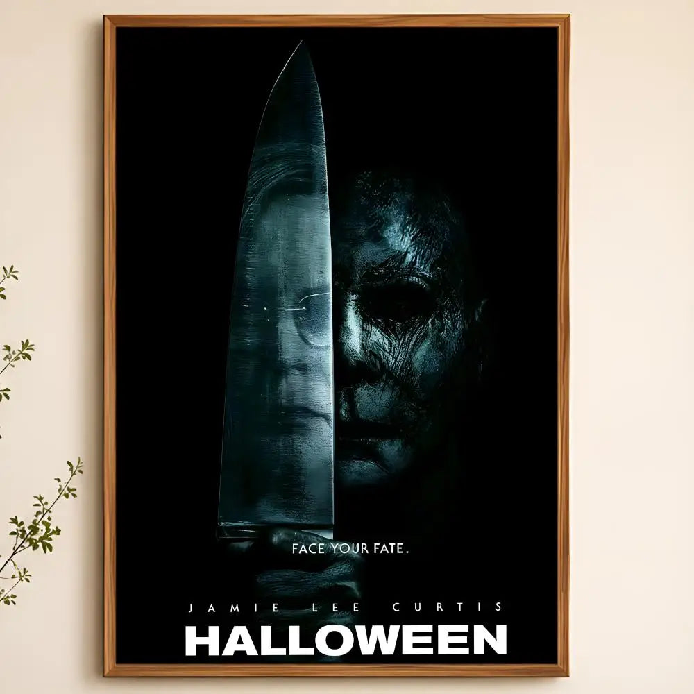 Halloween Movie PVC Wall Poster – Peel-and-Stick HD Art