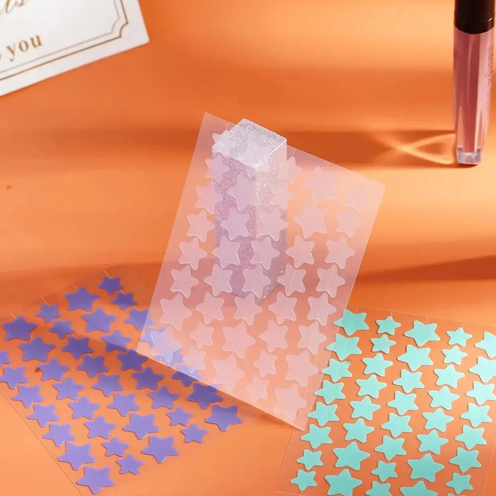 Star-Shaped Colorful Pimple Patches – Invisible Acne Cover 40–120pc