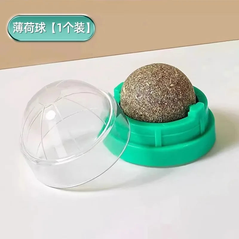 Catnip Ball Cat Toy Self-amusement Kitten Supplies Catgrass Teething
