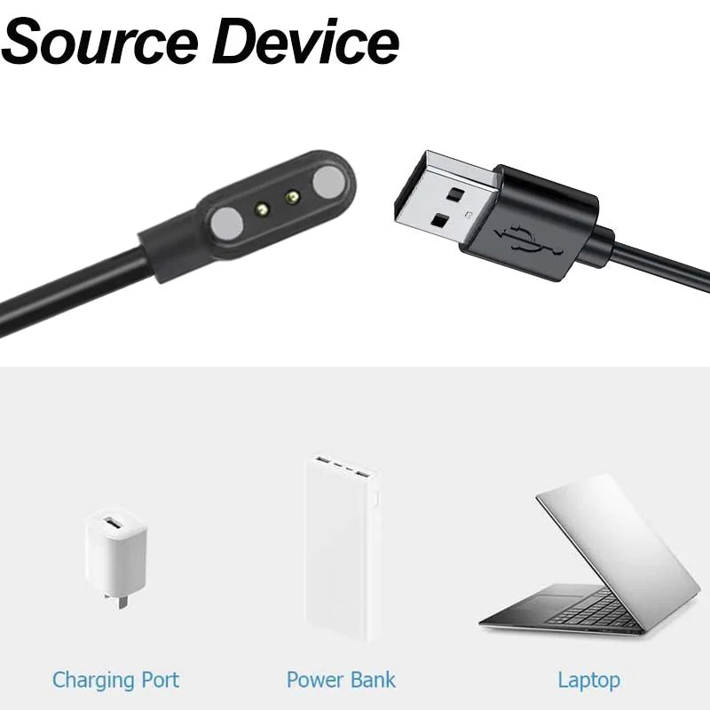 Magnetic Smart Watch Charger – YAMAY SW021 SW023 Letsfit ID205L