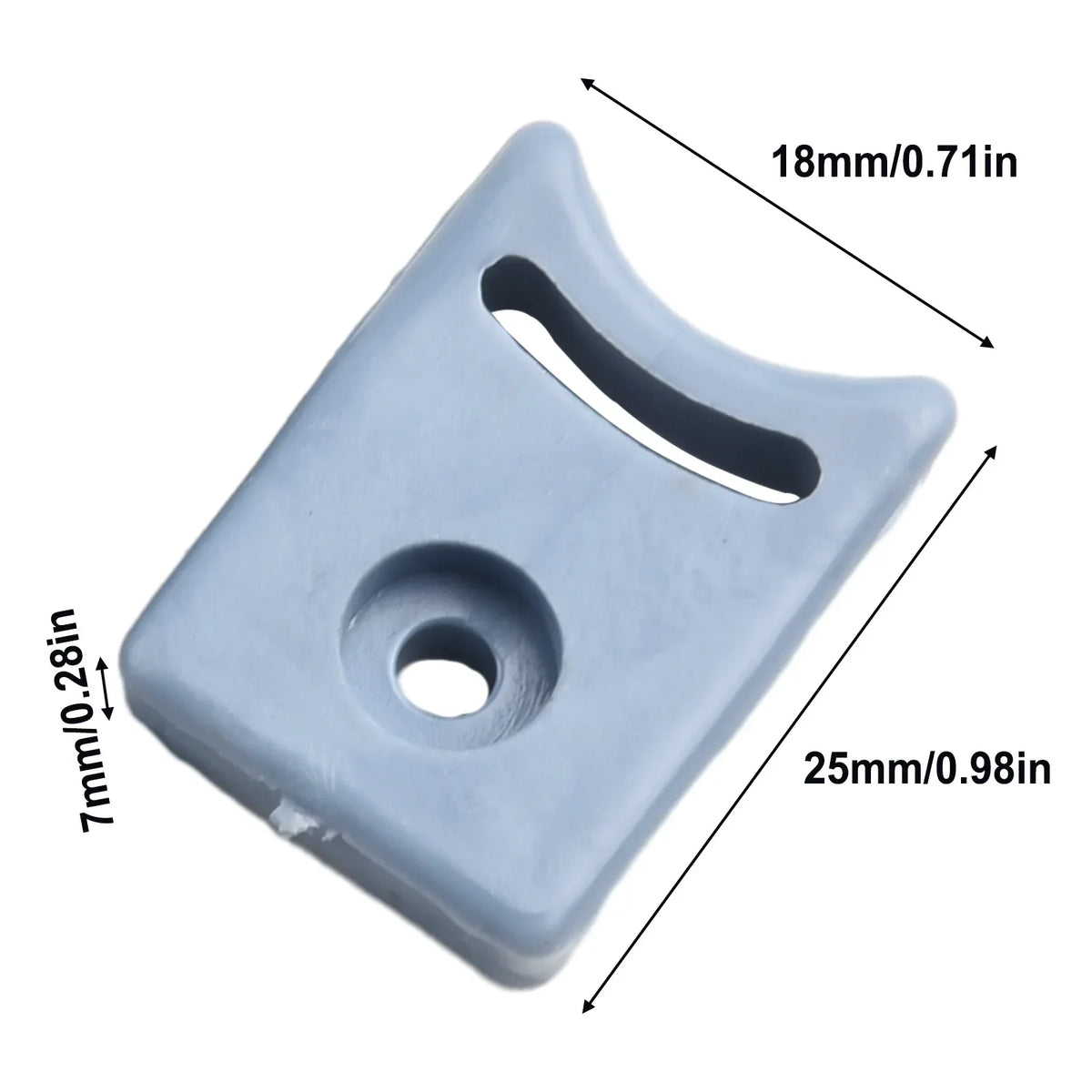 4-Pack Shower Door Pulley Stops & Bumpers | Top & Bottom
