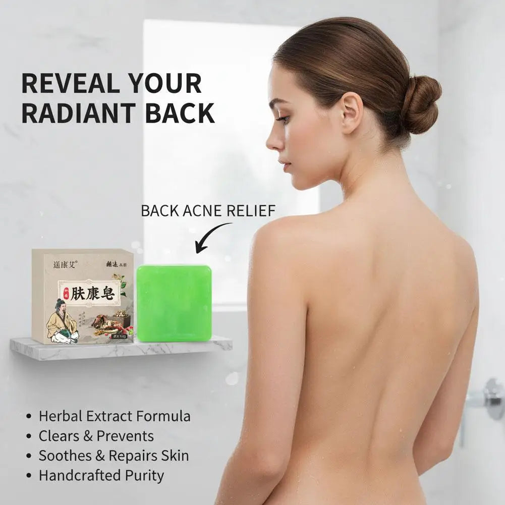 Relieve Acne Eliminate Body Odor Oil Soap Bar Face Natural Skin