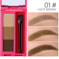 FAIRY GIRL Waterproof Eyebrow Powder Palette with Brush