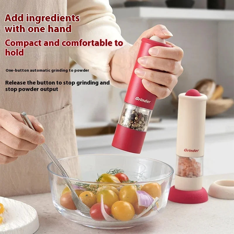 Electric Salt & Pepper Grinder – Adjustable Thickness Mill