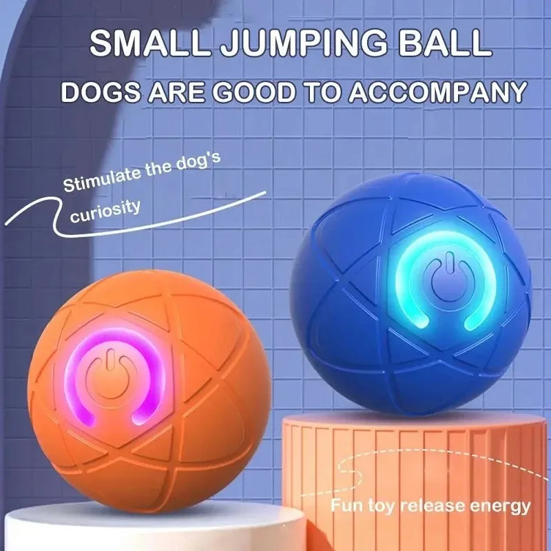 Rechargeable Auto-Moving Interactive Dog Ball Toy – 2 Modes