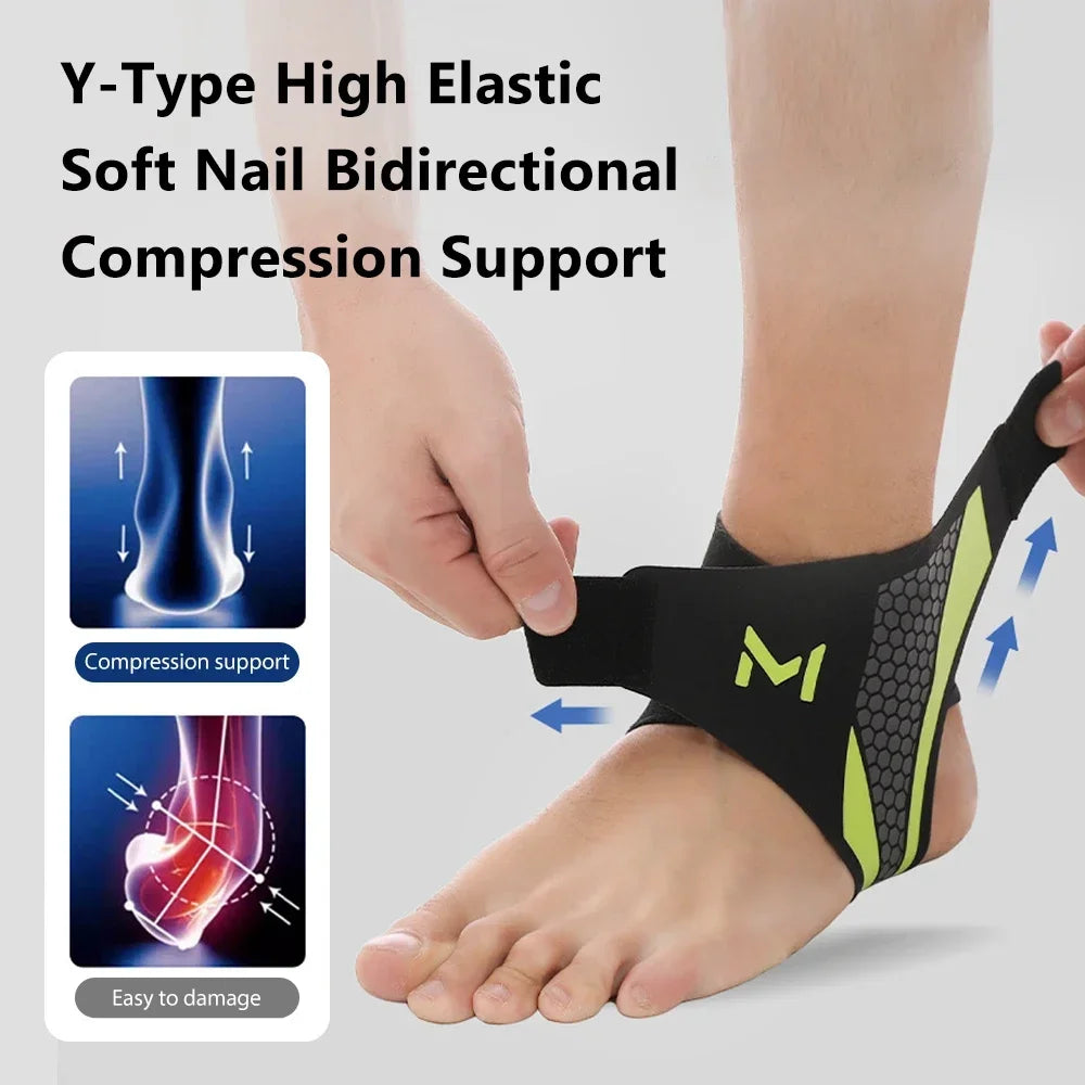 Adjustable Compression Ankle Brace | Sports Support Breathable