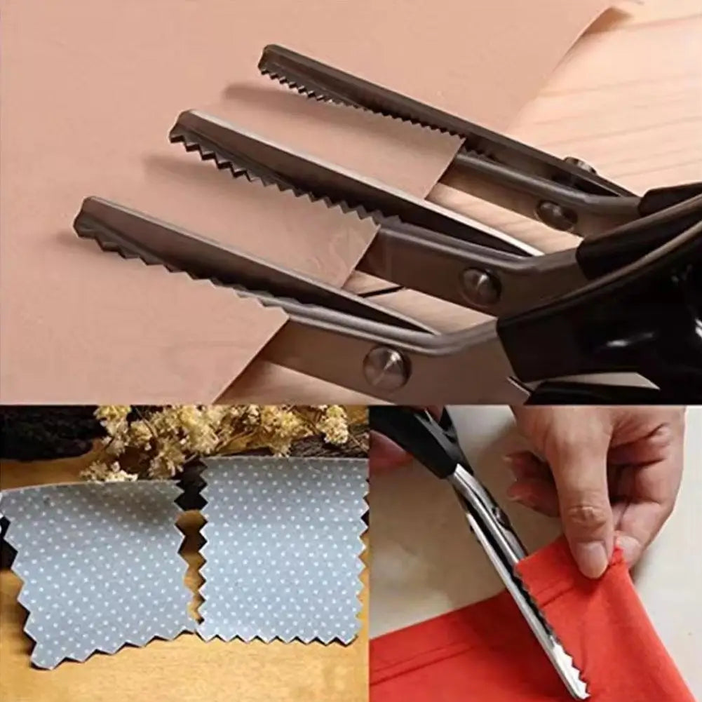 Stainless Steel Pinking Shears – Zigzag Sewing Scissors