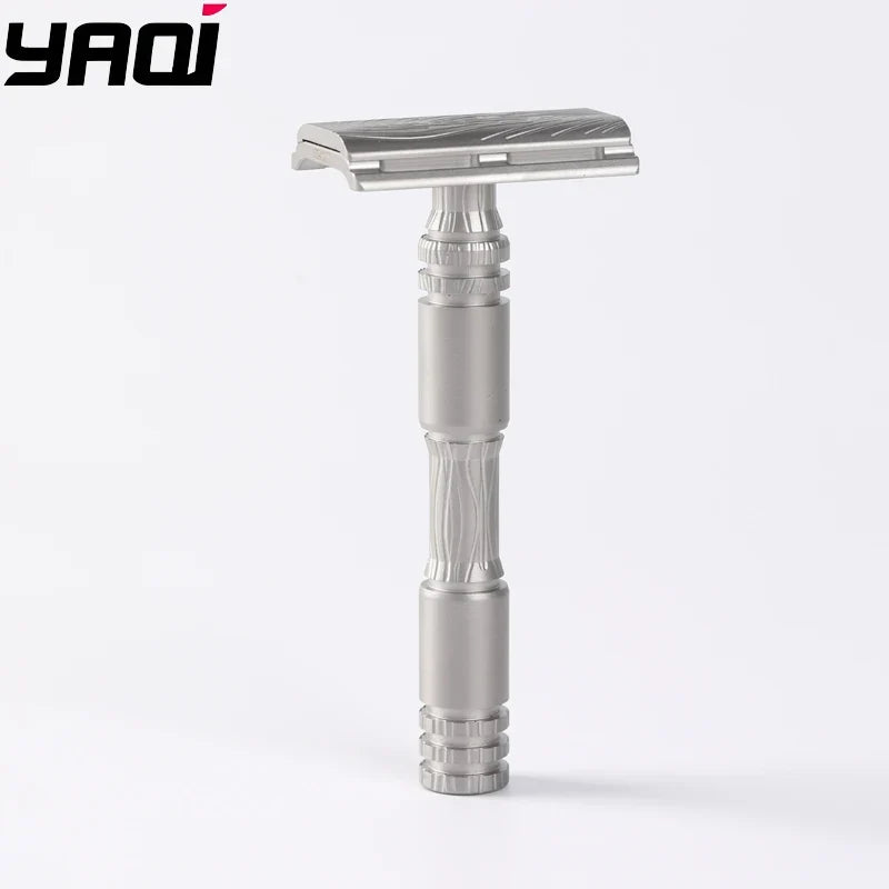 YAQI Ghost Safety Razor – 316 Stainless Steel DE Shaving