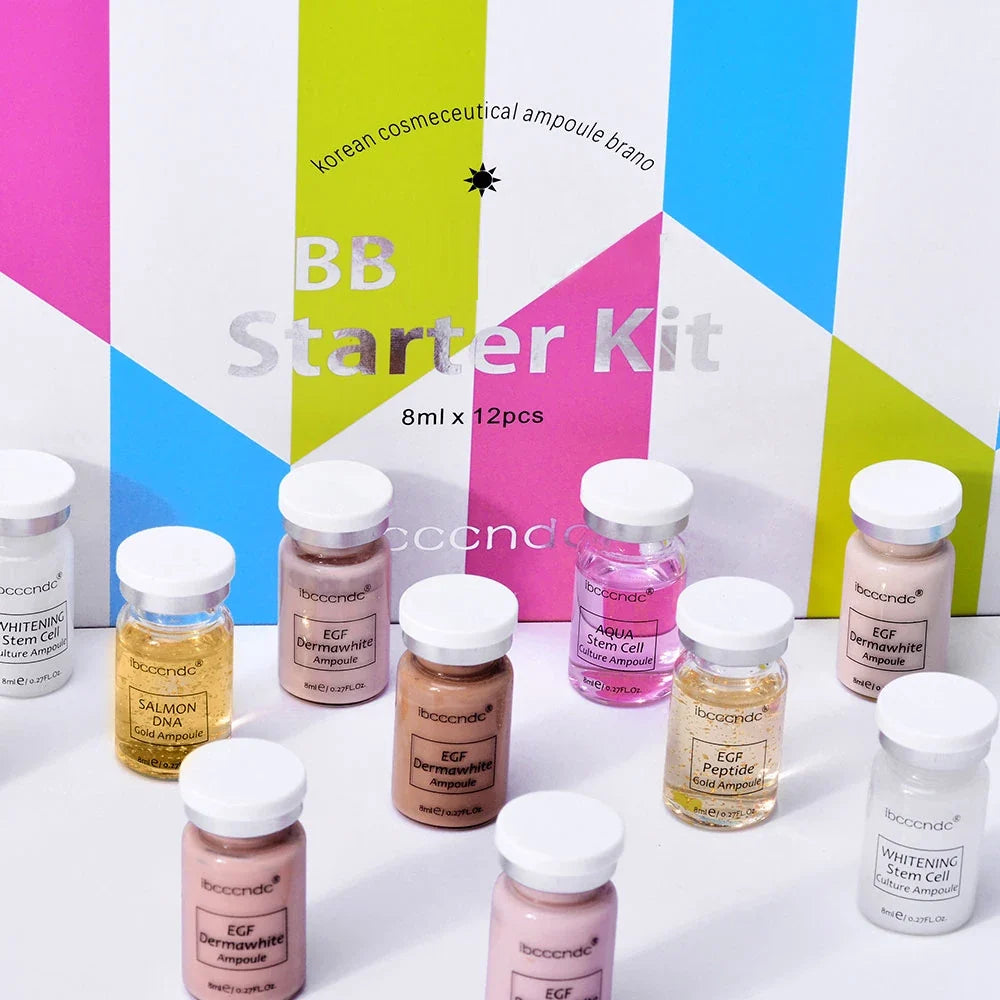 BB Cream & Gold Serum Starter Kit – 12pc Brightening Set