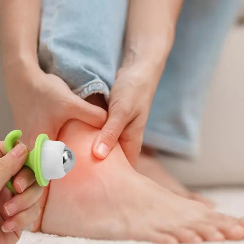 Flowerpot Roller Ball Massager – Cute Mini Manual Massage Tool