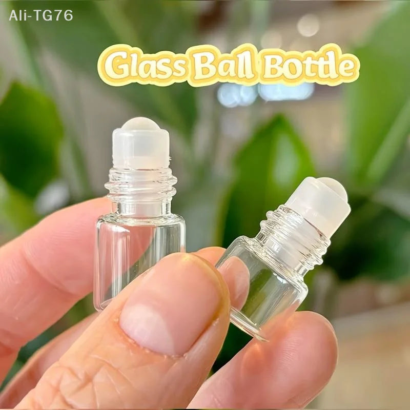 2ml Glass Roll-On Bottles for Essential Oils & Perfume | 5–20 Pack