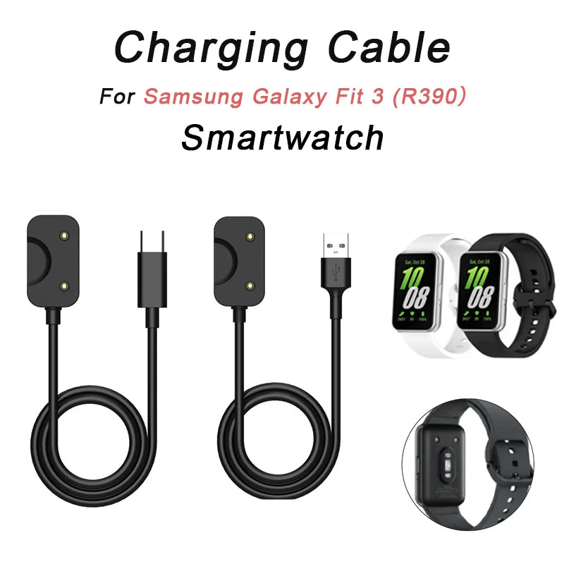 USB-C Charger Cable for Samsung Galaxy Fit 3 SM-R390 – 100cm