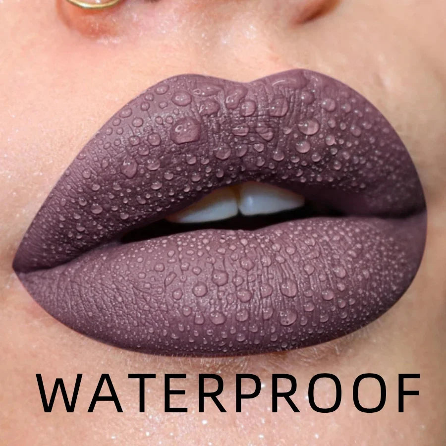 MCD 19-Color Matte Liquid Lipstick – Waterproof Long-Lasting