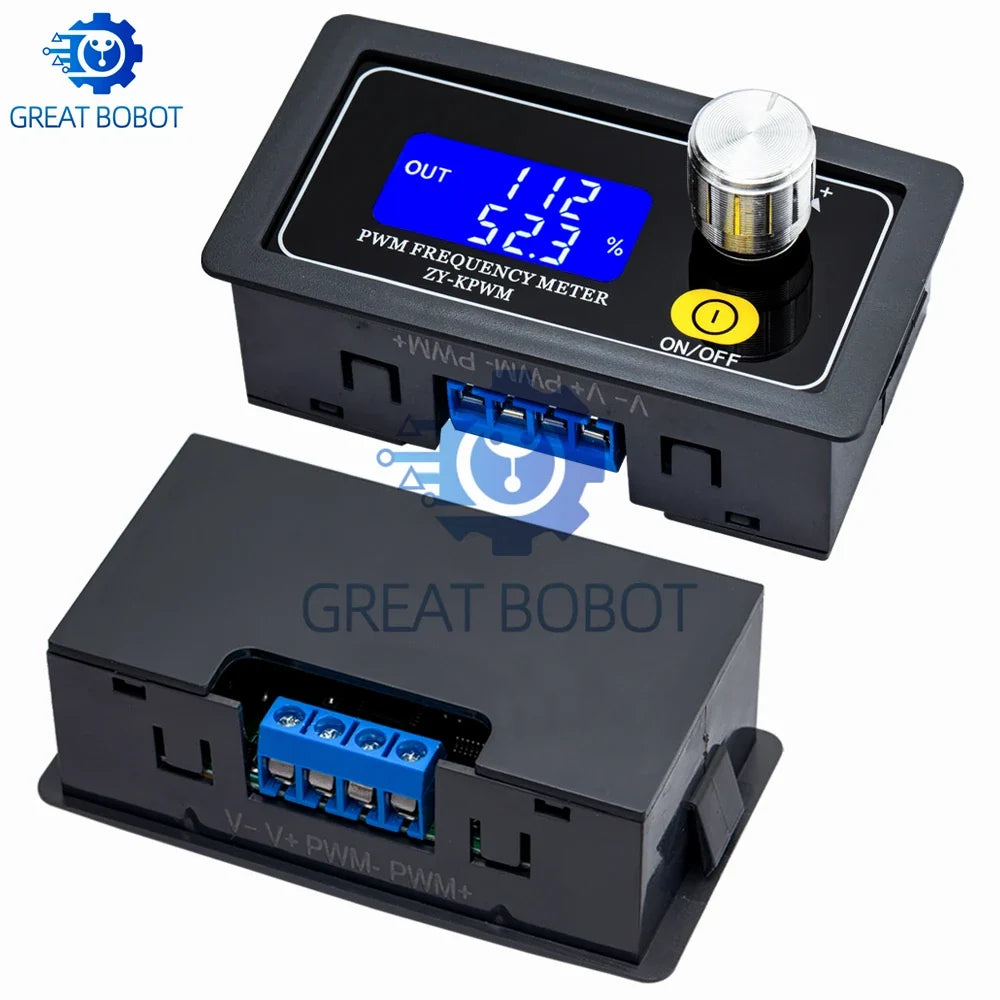 Dual Channel PWM Signal Generator – Adjustable Frequency & Duty