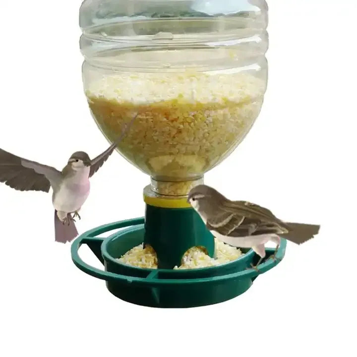 Plastic Garden Bird Feeder Coke Bottle Hanging