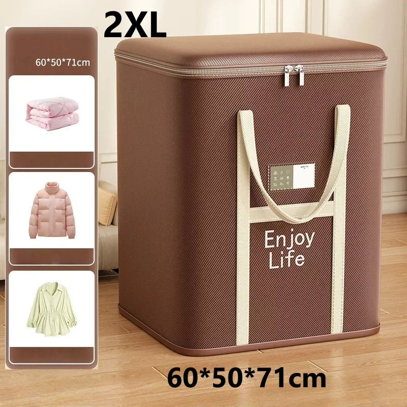 Large Collapsible Storage Bags for Clothes, Blankets & Bedding