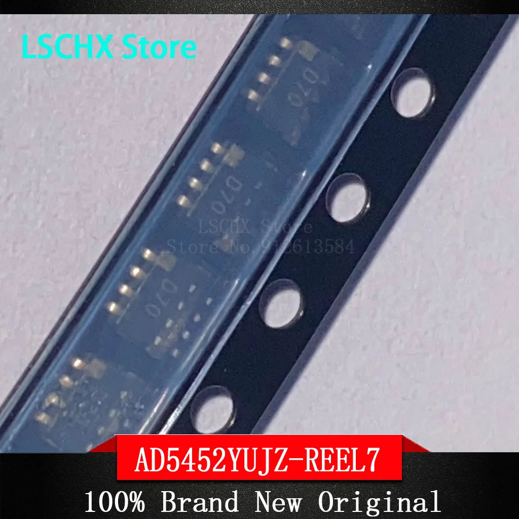 5pcs AD5452YUJZ-REEL7 12-Bit Multiplicative DAC Chip TSOT-23-8