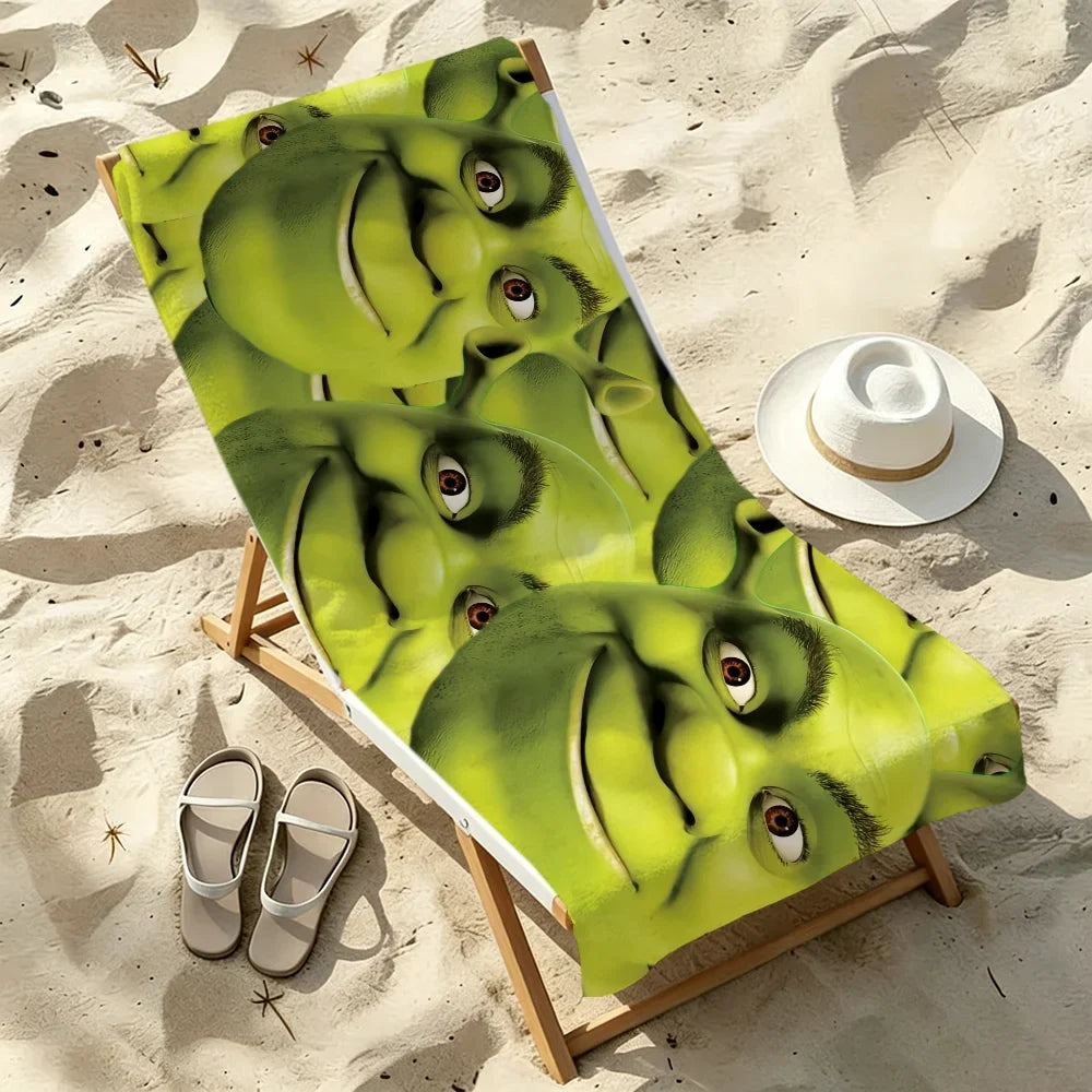 Funny Cute Quick-Dry Beach Towel | Gym Travel Camping Sports Towel